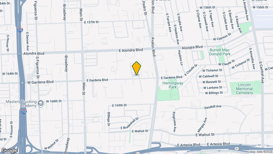 435 E Gardena Blvd Map and Location Details