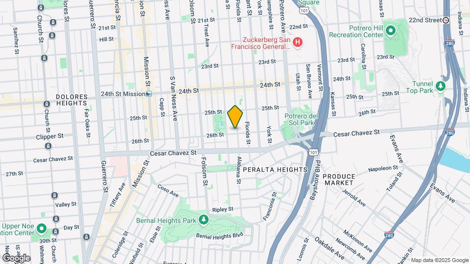 1388 Alabama St Map and Location Details