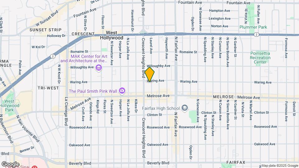 745 Laurel Ave Map and Location Details