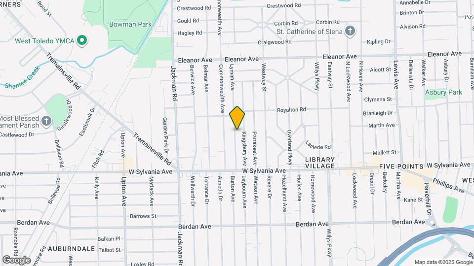 4138 Lyman Ave Map and Location Details