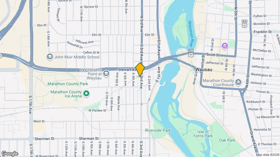 524 S 3rd Ave Map and Location Details