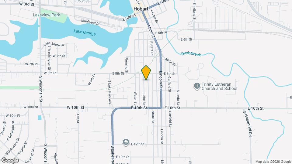 821 Lake St Map and Location Details