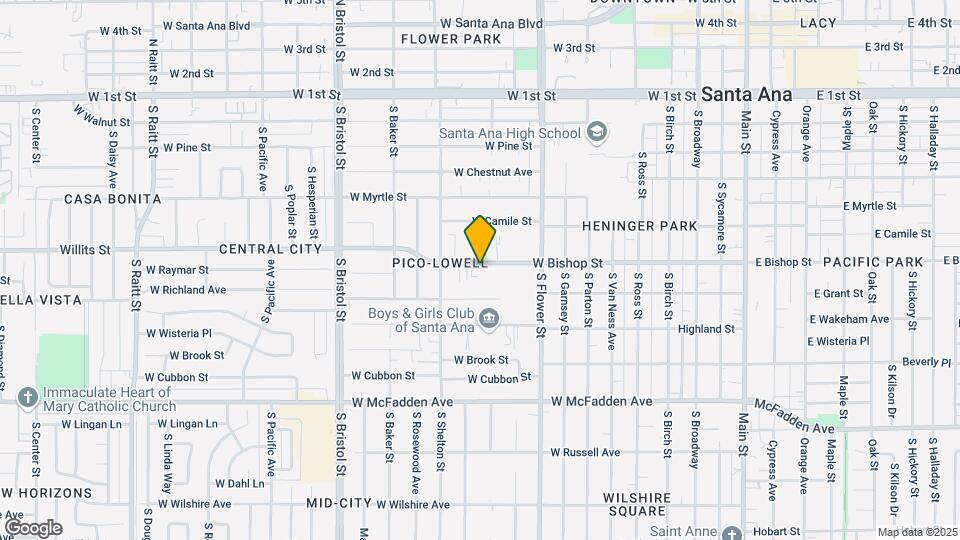 1010 W Bishop St Map and Location Details