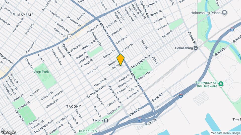 7220 Marsden St Map and Location Details