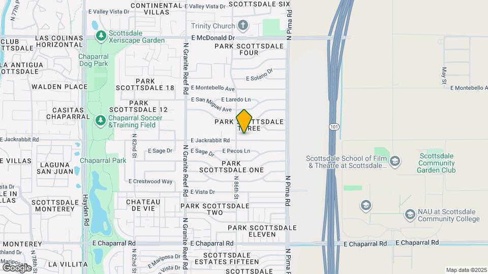 8614 E Jackrabbit Rd Map and Location Details