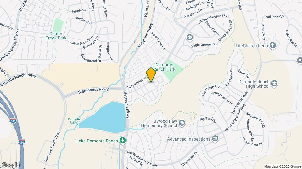 1892 Wind Ranch Rd Map and Location Details