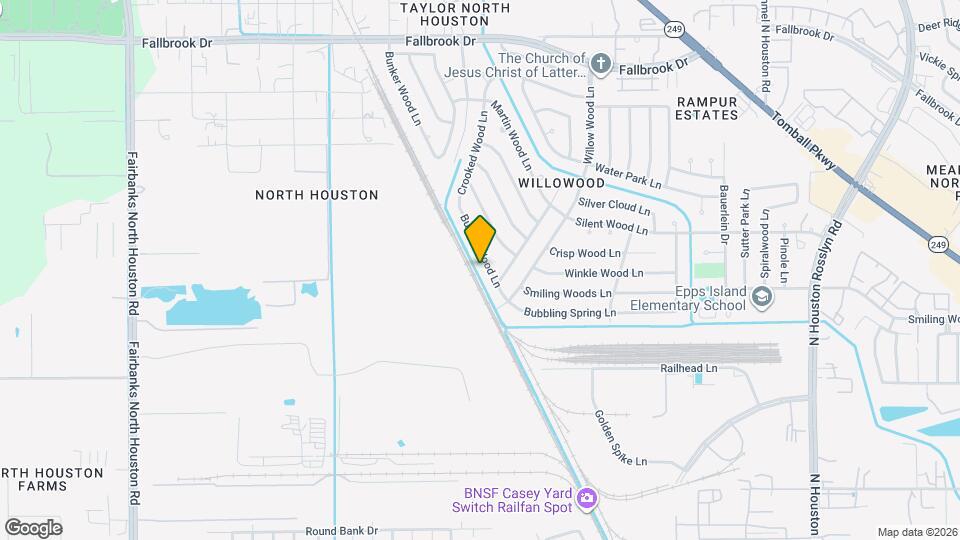 7739 Bunker Wood Ln Map and Location Details