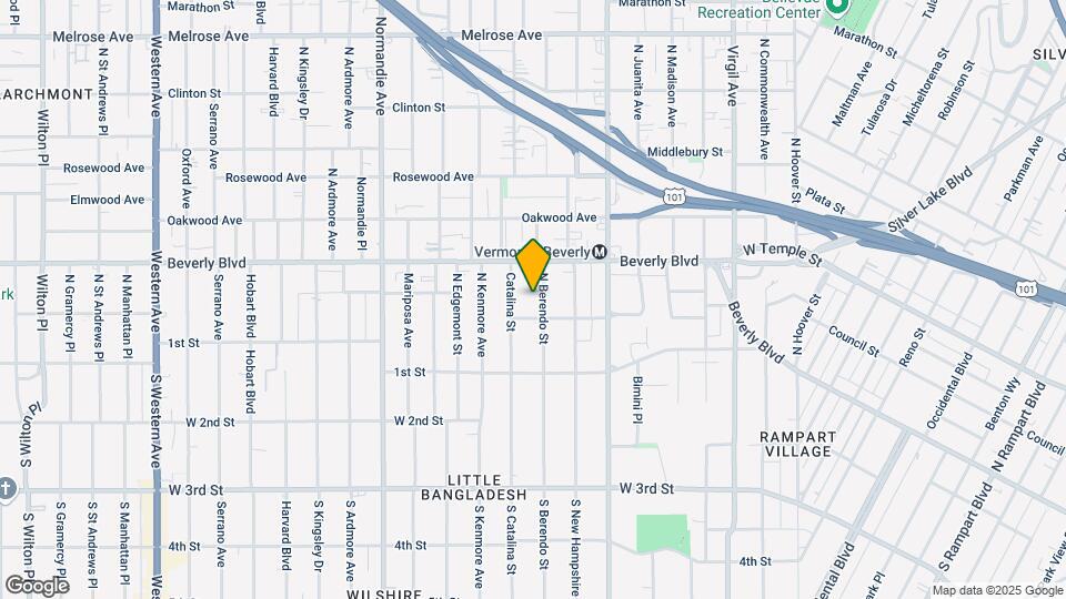 221 N Berendo St Map and Location Details