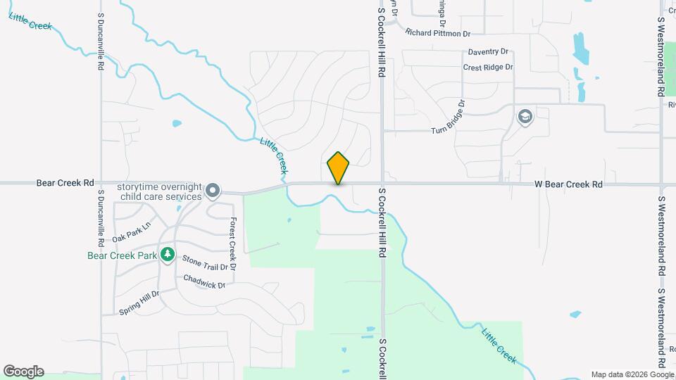 2102 W Bear Creek Rd Mapa y Detalles de la Ubicación