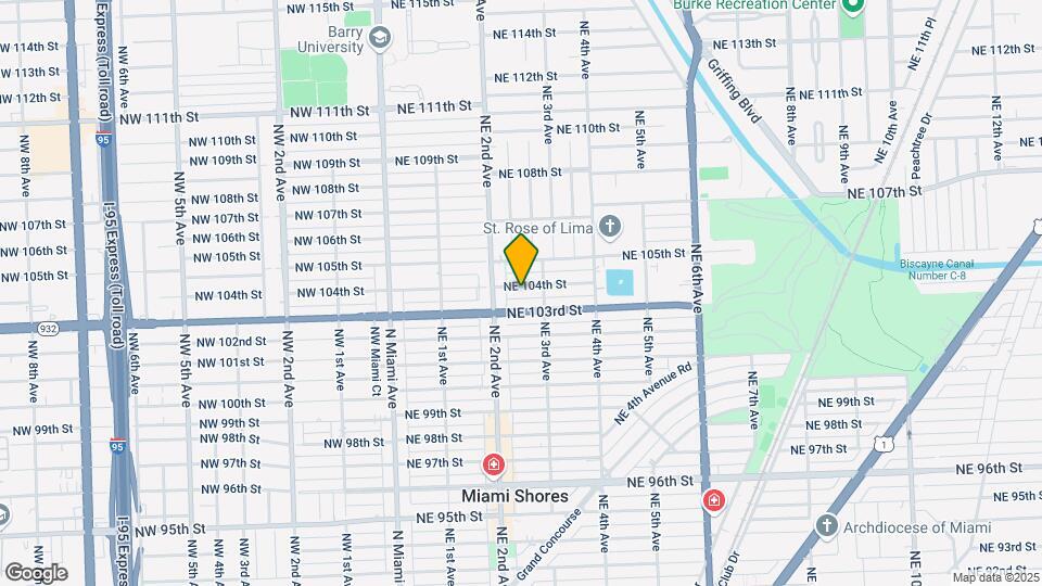 252 NE 104th St Map and Location Details