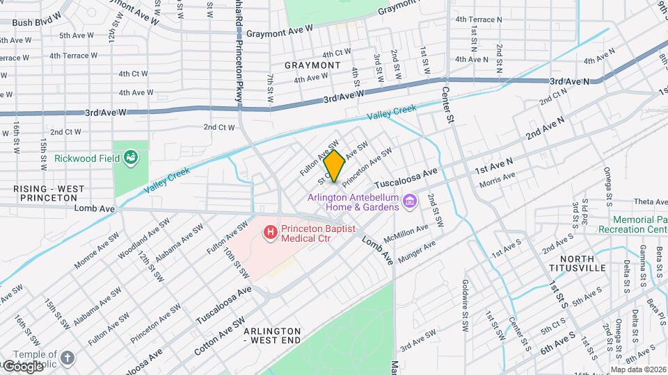 600 Princeton Ave SW Map and Location Details