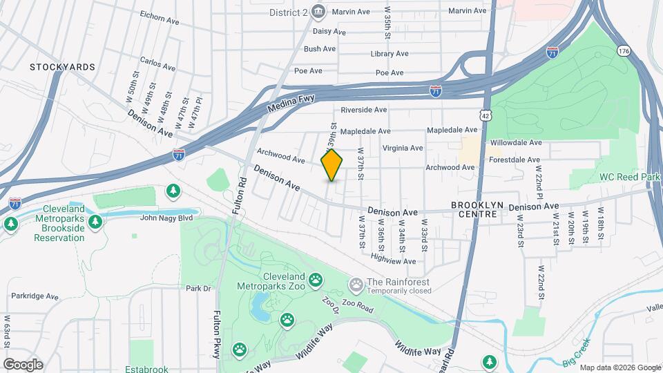 3791 W 39th St Map and Location Details