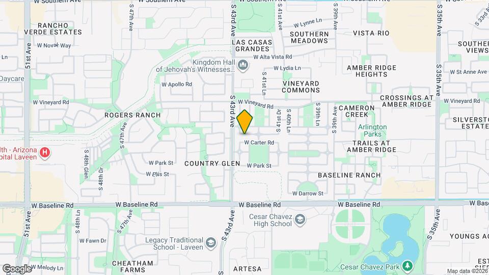 4225 W Irwin Ave Map and Location Details