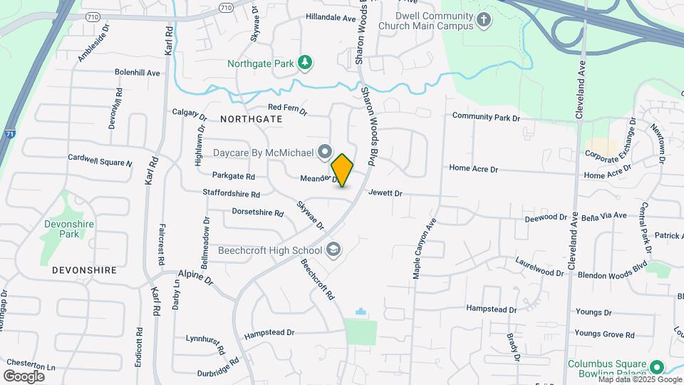 1950 Faymeadow Ave Map and Location Details