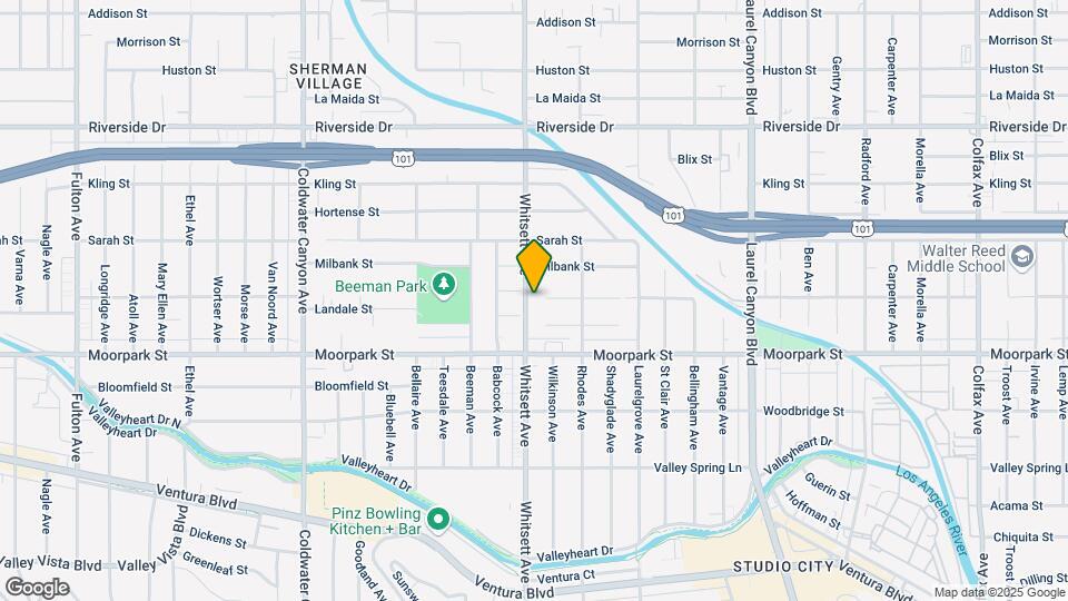 4500 Whitsett Ave Map and Location Details