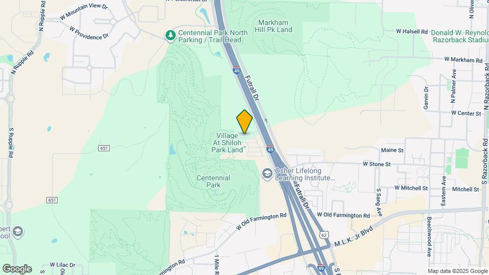 2866 W Hillshire Dr Map and Location Details