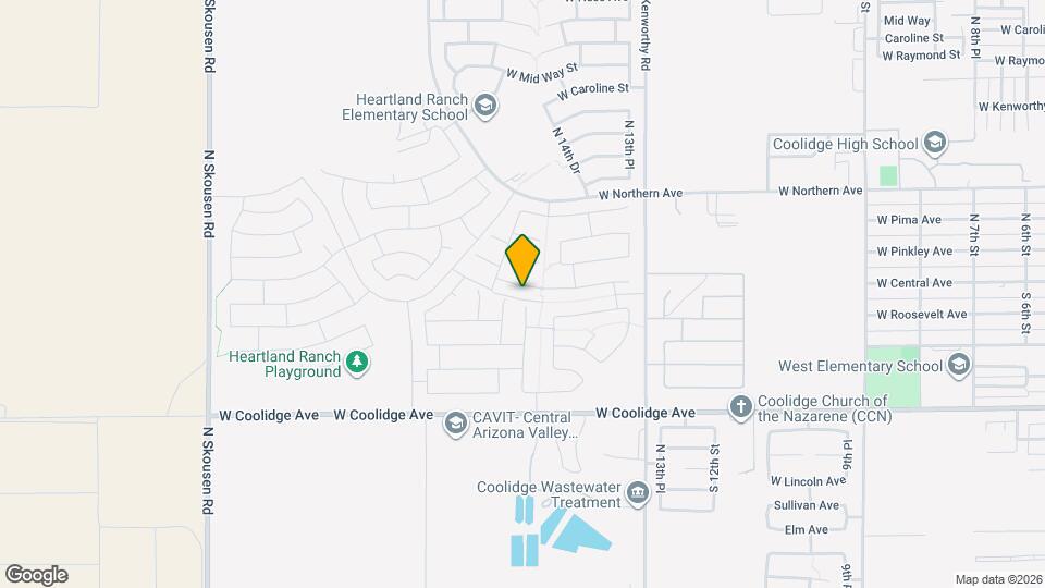 1605 W Central Ave Map and Location Details