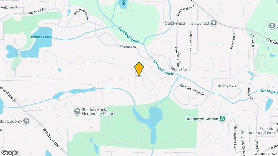 613 Shadow Lake Dr Mapa y Detalles de la Ubicación