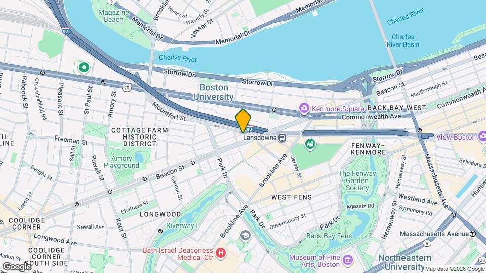 830 Beacon St Map and Location Details