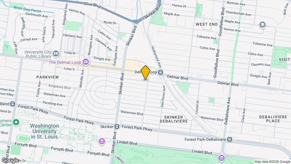 6102 Washington Blvd, Unit 102 Mapa y Detalles de la Ubicación