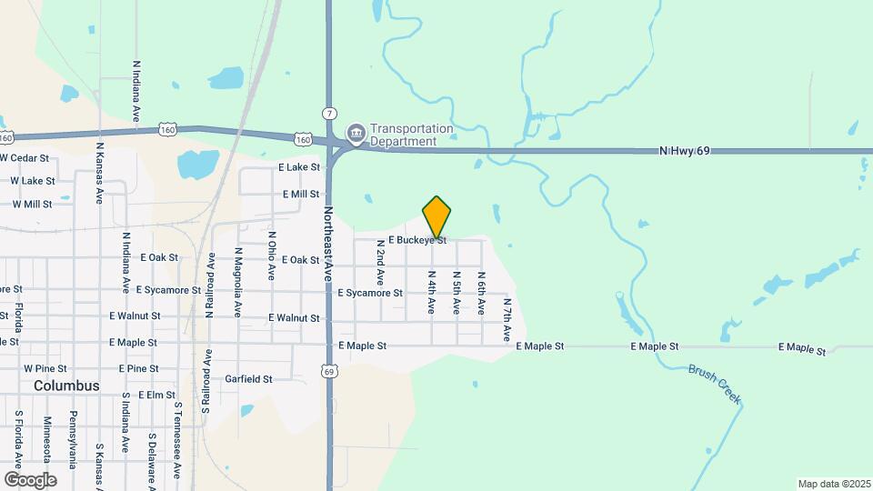 422 N 4th Ave Map and Location Details