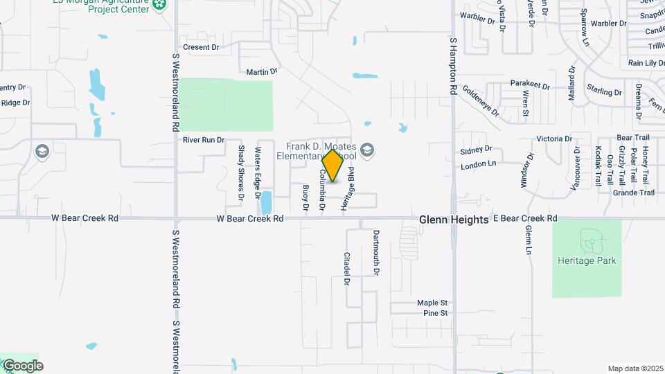1606 Clemson Dr Map and Location Details