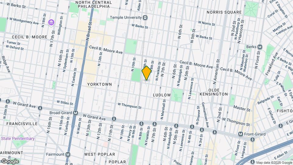 1500 N 8th St, Unit 2 Map and Location Details
