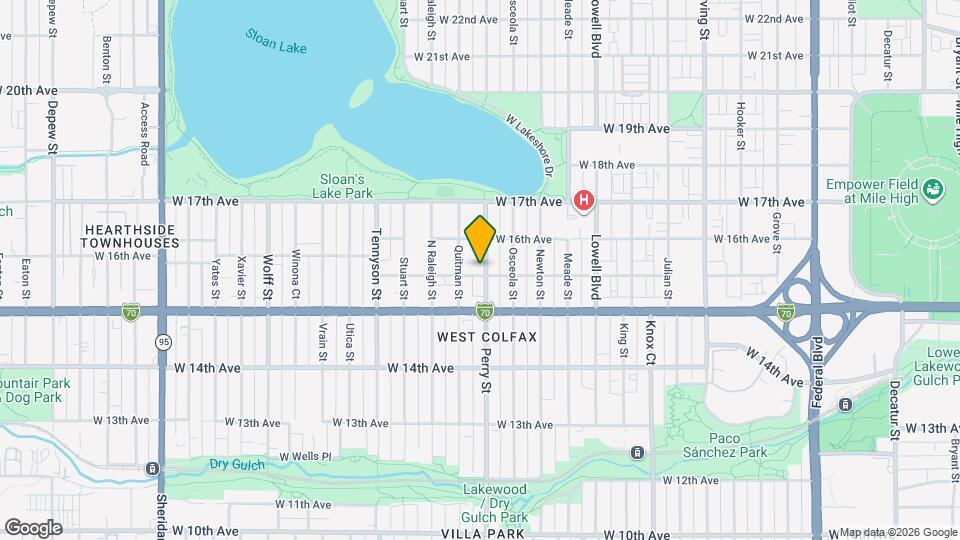 4001 W Conejos Pl Map and Location Details