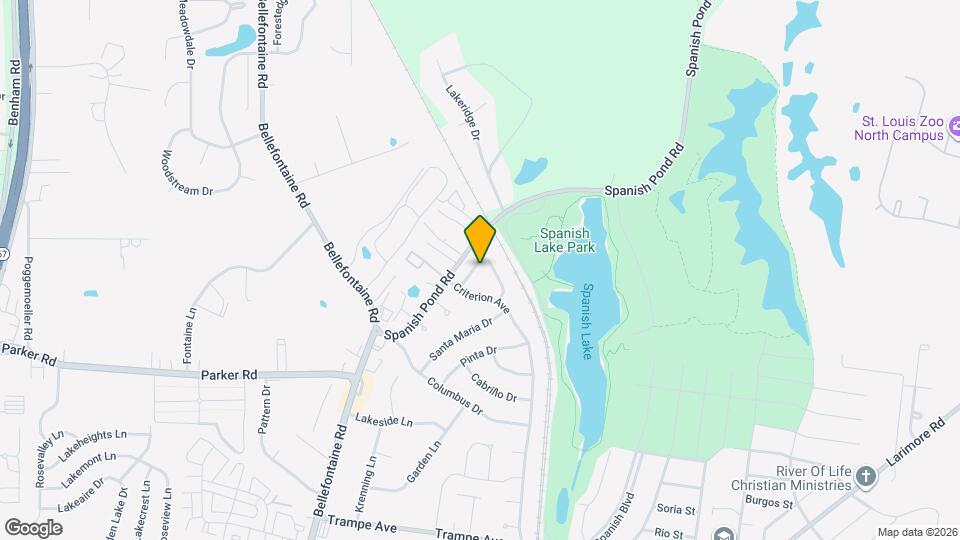 12422 Pizarro Dr Map and Location Details