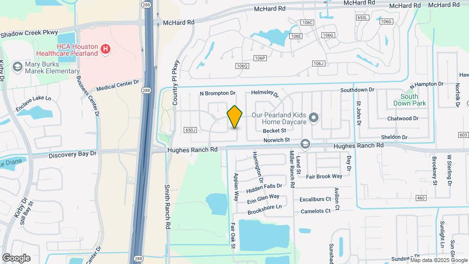 1126 E Brompton Dr Map and Location Details