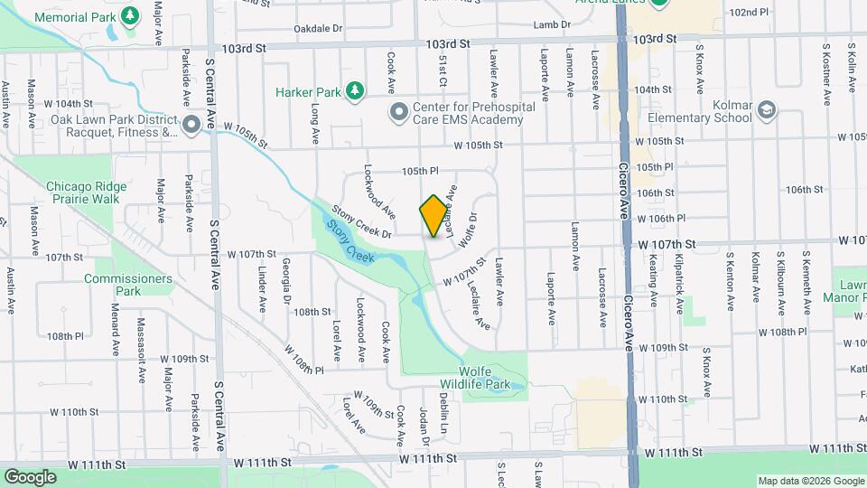 10657 Laramie Ave Map and Location Details