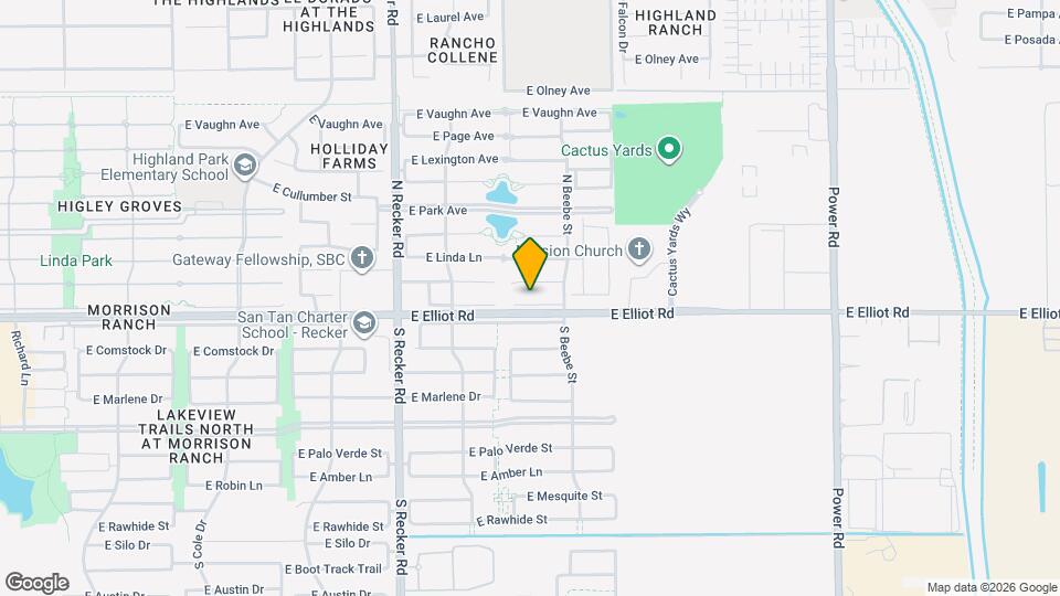 4236 E Cotton Ct Map and Location Details