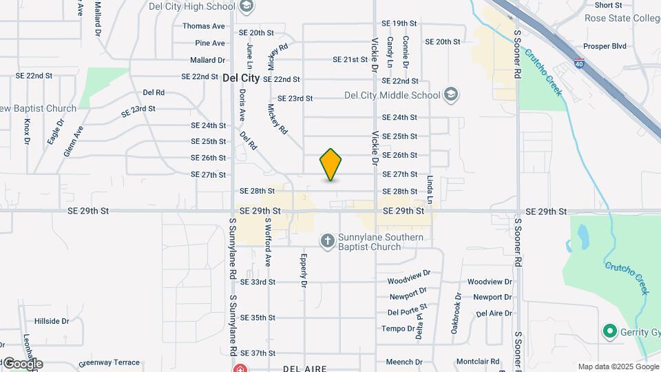 4525 SE 28th St Map and Location Details