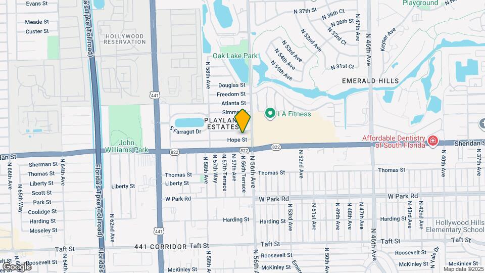 5615 Hope St Map and Location Details