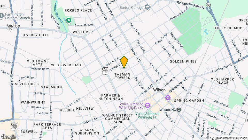 204 Park Ave W Map and Location Details