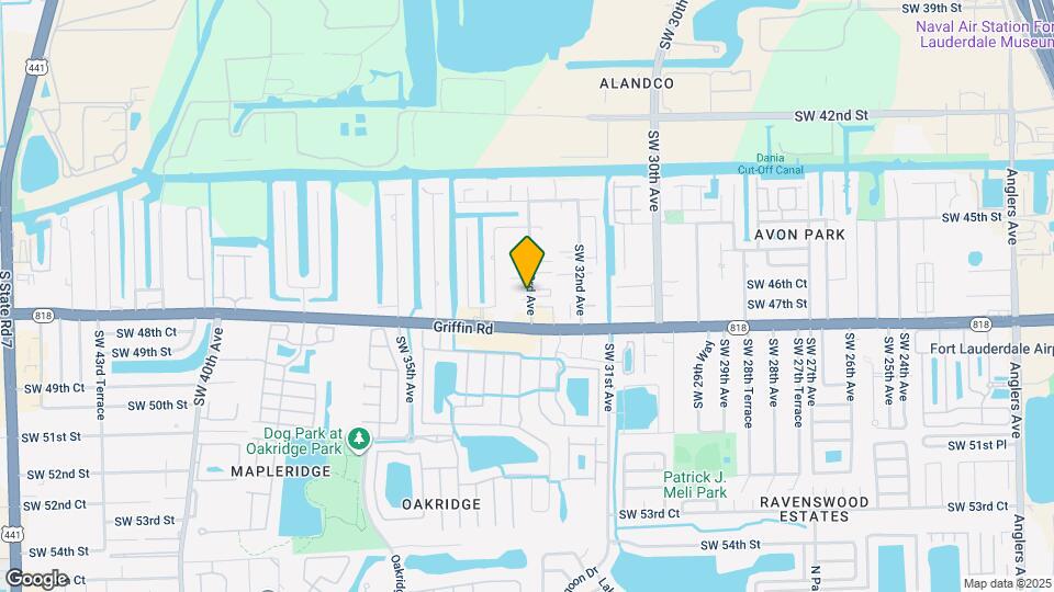 4708 SW 33rd Ave Map and Location Details