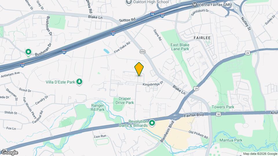 9702 Kingsbridge Dr Map and Location Details