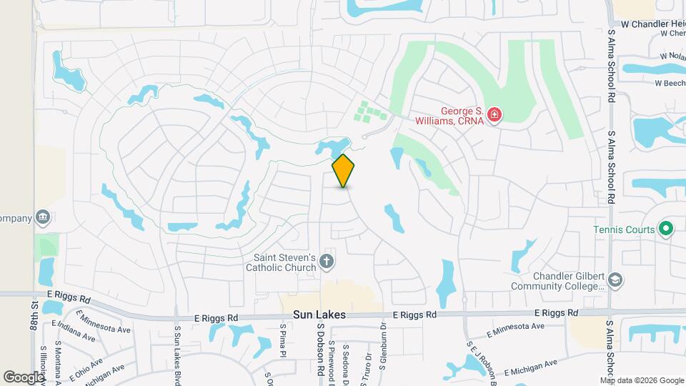 9635 E Rocky Lake Dr Map and Location Details