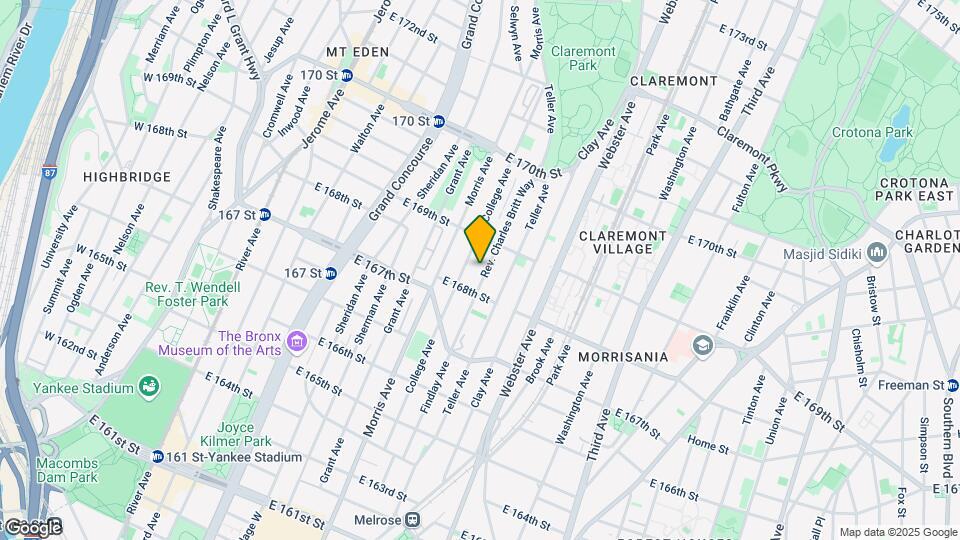 1245 Findlay Ave Map and Location Details