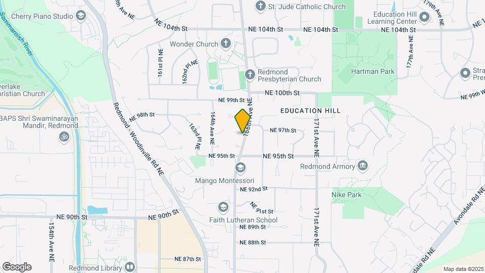 16587 NE 97th St Map and Location Details