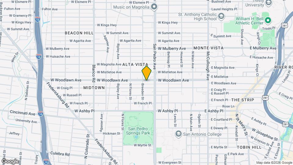 426 W Woodlawn Ave Map and Location Details