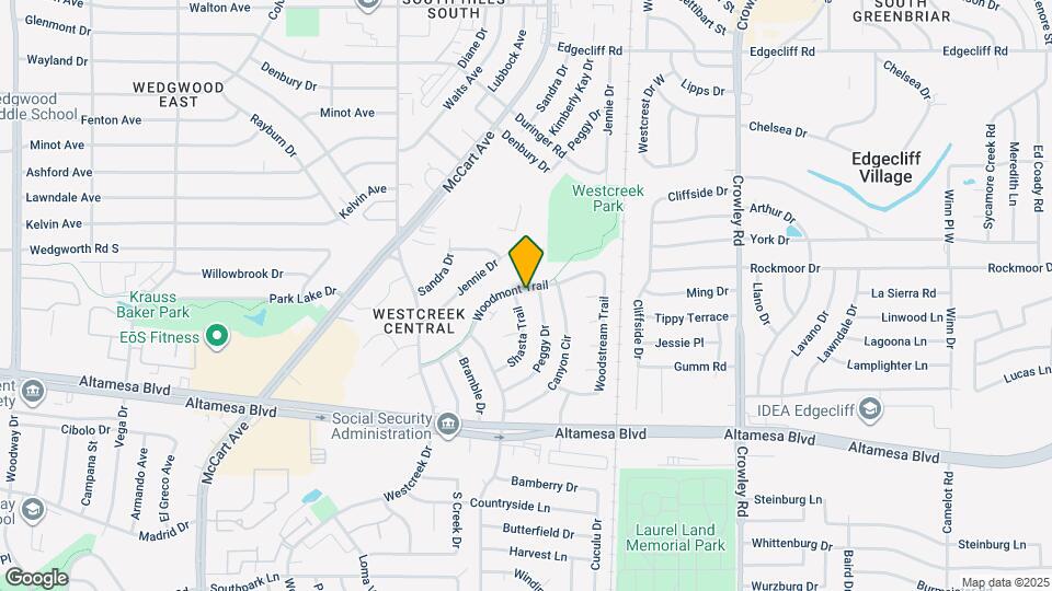 2509 Woodmont Trail Map and Location Details