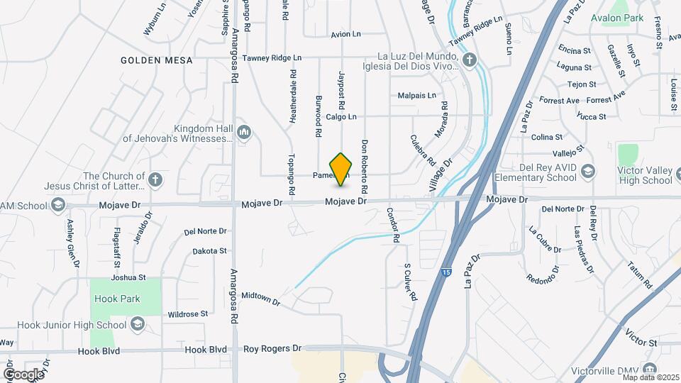15596 Mojave Dr Map and Location Details