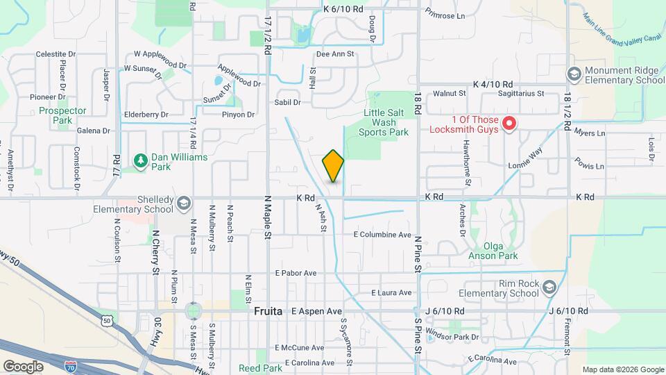 825 E Ottley Ave Map and Location Details