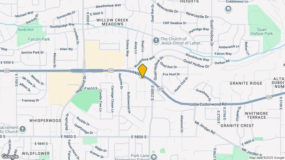 9468 S 2280 E Map and Location Details