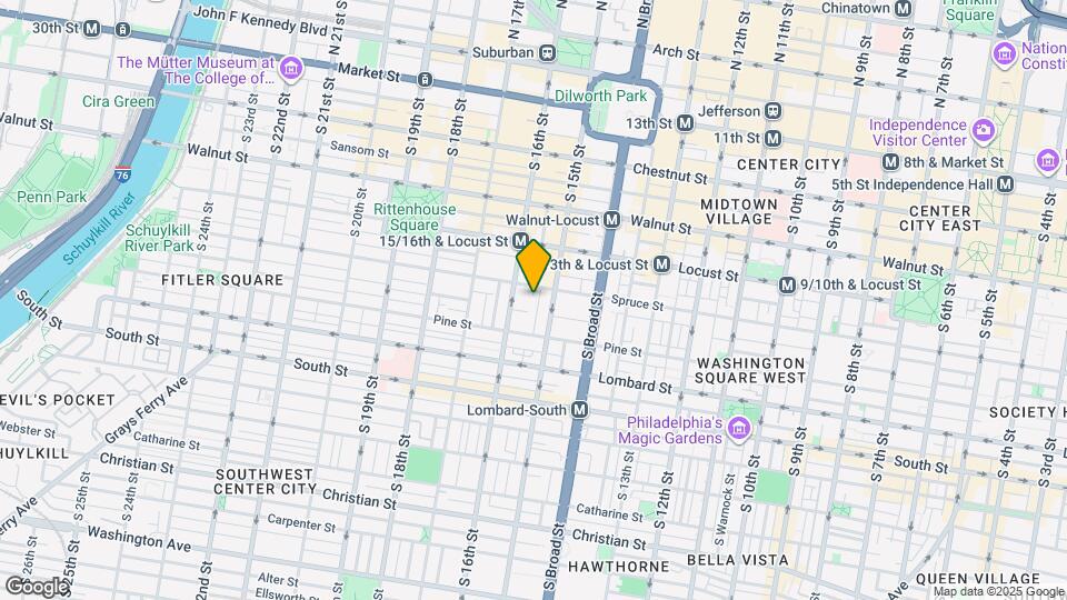 1512 Spruce St Map and Location Details