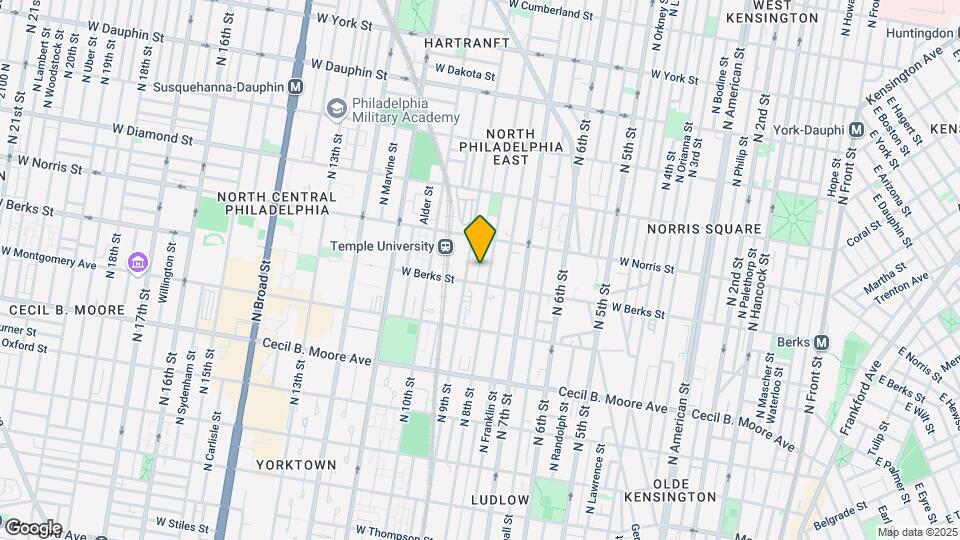 1915 N Darien St Map and Location Details