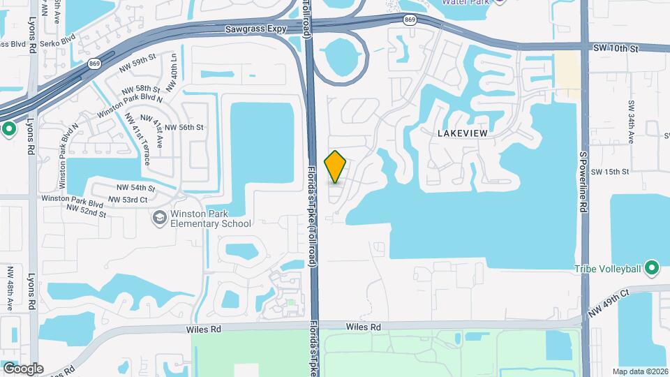 4768 SW 14th Ct Map and Location Details