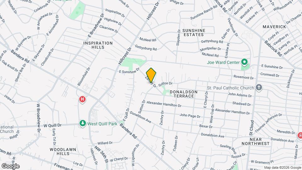 907 Zachry Dr Map and Location Details