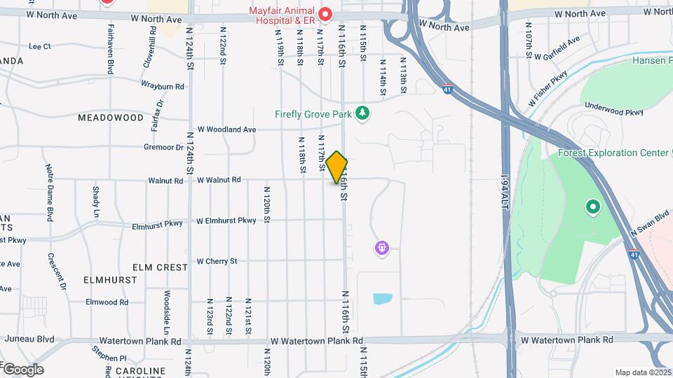 1661 N 116th St, Unit 1661 N 116th St - Lower Map and Location Details